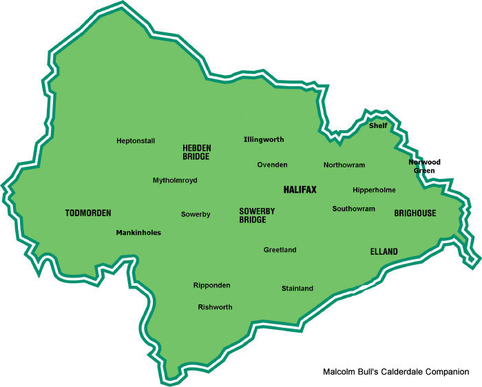 Malcolm Bull's Calderdale Companion : Foldout